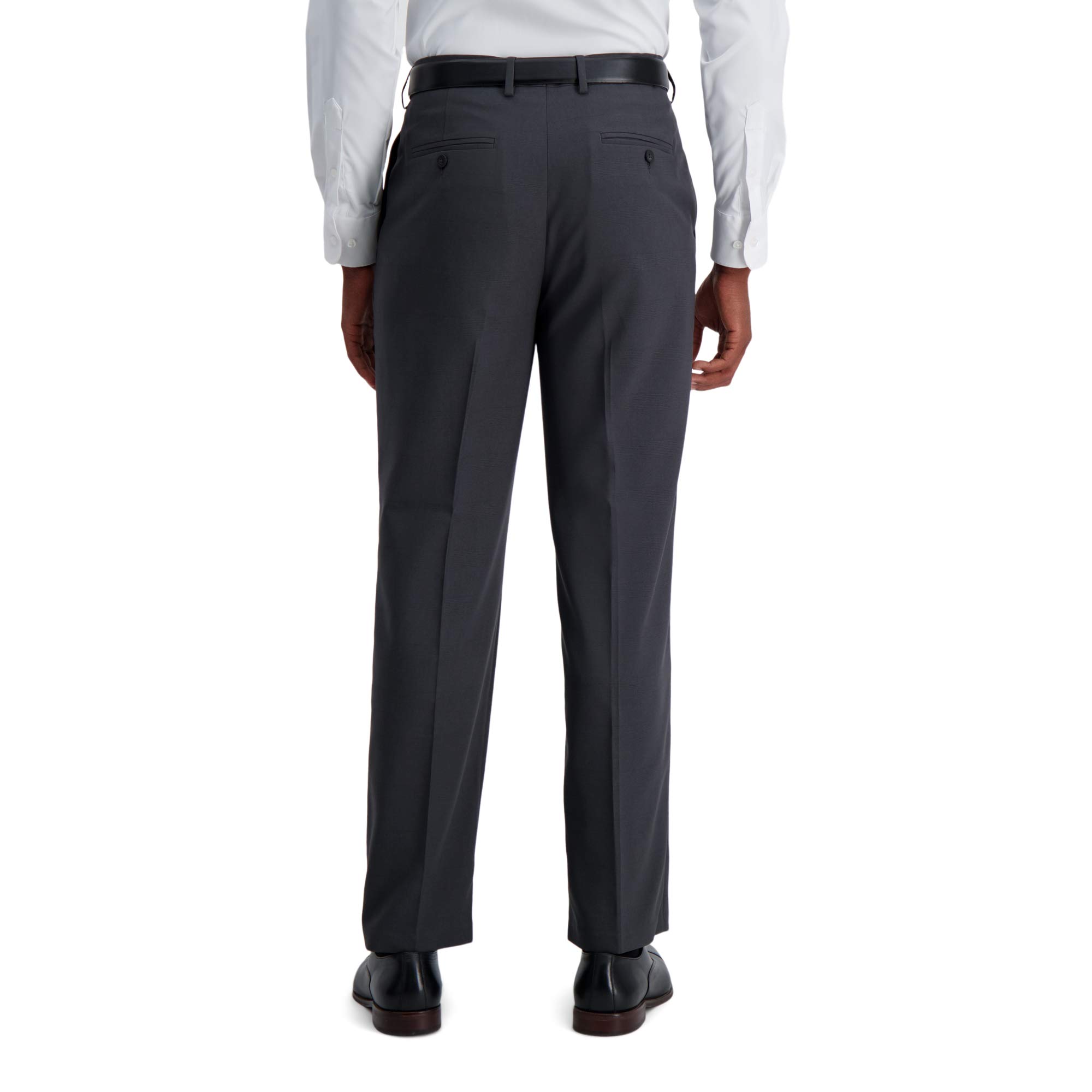 Haggar PLN Tonal Glen Plaid Pant - Pantalones de Traje Hombre