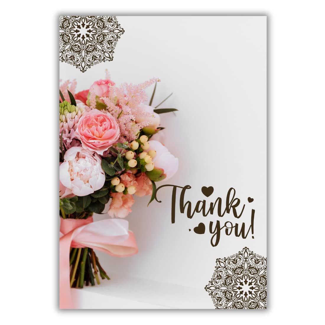 AanyaCentric Thank You Greeting Cards - A5 Size Printed Card with Handmade Envelope, Best Idea for Saying Thanks, Overwhelmed For Support, Perfect Thank You Card for Lover, Husband & Wife Love-picture-10