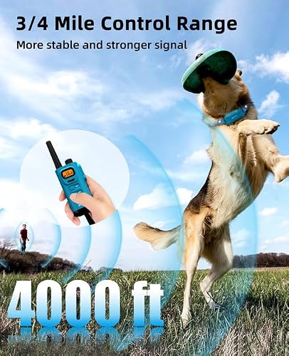 Bousnic Dog Shock Collar with Remote - [New Edition] 4000FT Dog Training Collar for Large Medium Small Dogs (8-120lbs) Waterproof E Collar with Beep, Vibration, Safe Shock - Thumbnail 2