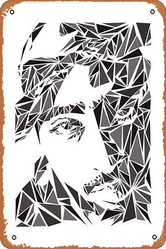 Metal Tin Sign 8 X 12 Inch - 2 Pac - Poster Metal Plaque Cafe, Bar, Home Wall Decor