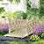 Outsunny 5 ft. Wooden Garden Bridge with Safety Rails, Backyard Bridge Footbridge for Ponds, Creeks, Streams, Nature Wood
