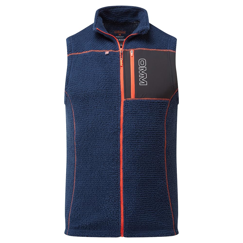 Omm Original Mountain Marathon Men's Black Omm Core Zipped Vest Navy S