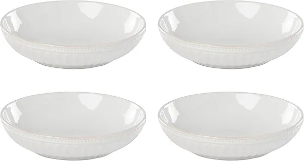 Lenox 895708 French Perle Groove Pasta Bowls, Set Of 4