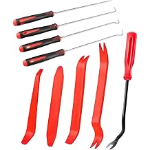 9 Pcs Trim Removal Tool Set, Car Panel Removal Kit and Precision Hook Set for Automotive Interior/Exterior
