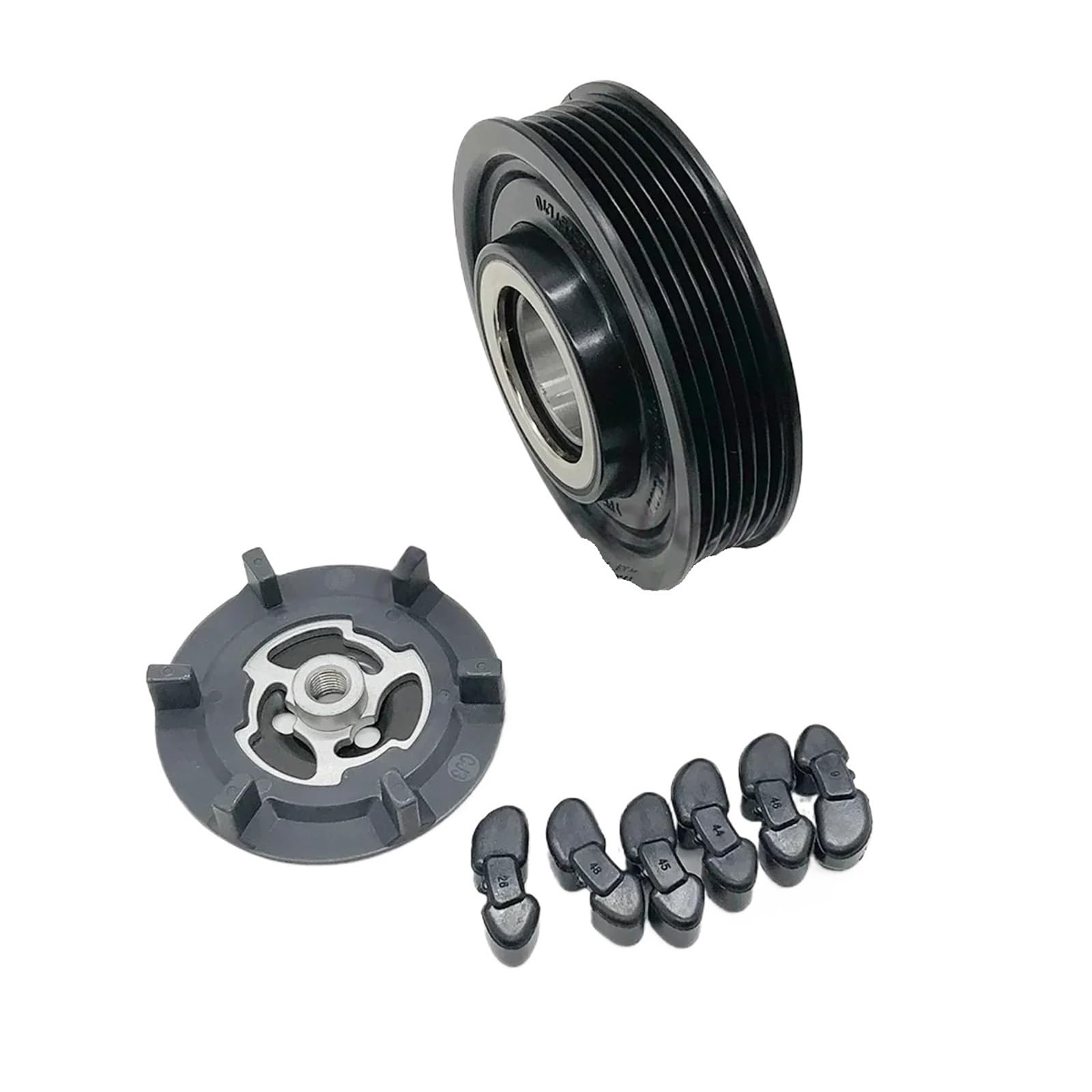 embrayage climatisation Poulie d'embrayage de compresseur AC, Convient pour Passat B6 CC, Octavia, Superb 447260 – 1705 kit embrayage clim