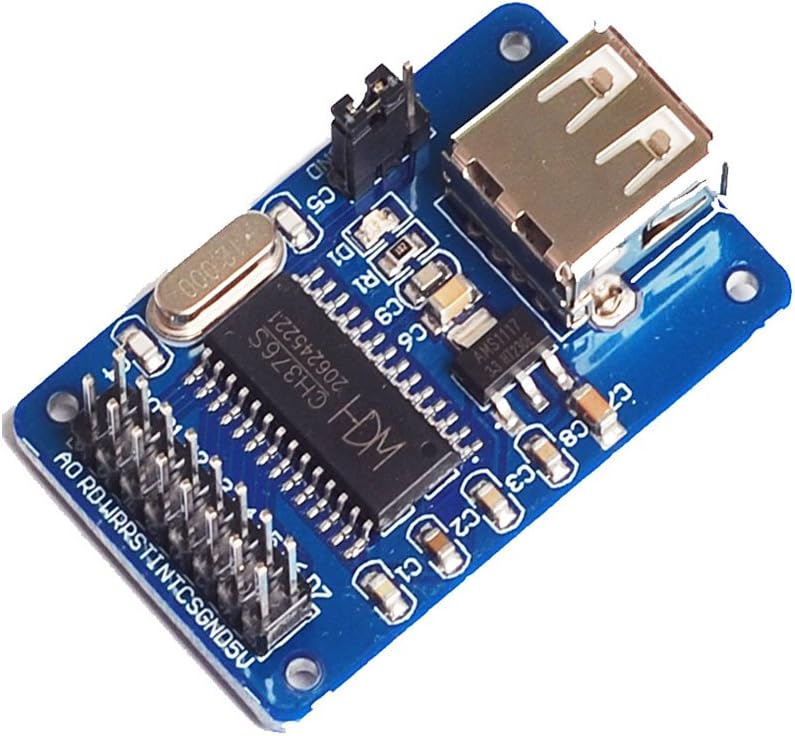 XinGuan CH376 U disk read / write modules USB Flash disk NET USB output //IC CH376S U disk read / write modules support USB control transfer 6 MHz //MCU DSP MPU adaptor USB interface communication module leader Ch376s USB module