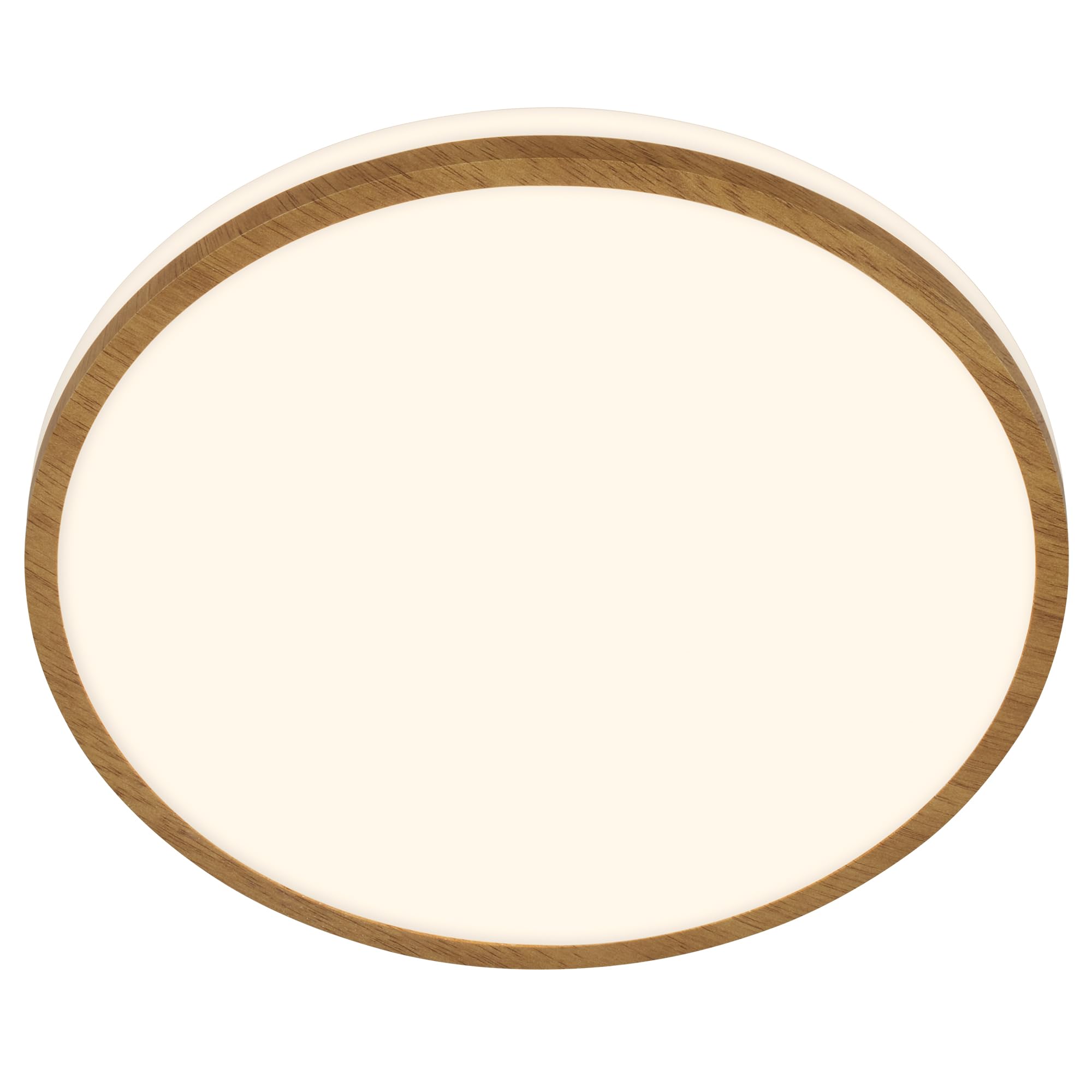 Briloner Bathroom Led Ceiling Light Lamp Ip44 Warm White Wood Frame 28Cm12W1200Lm from B&Q