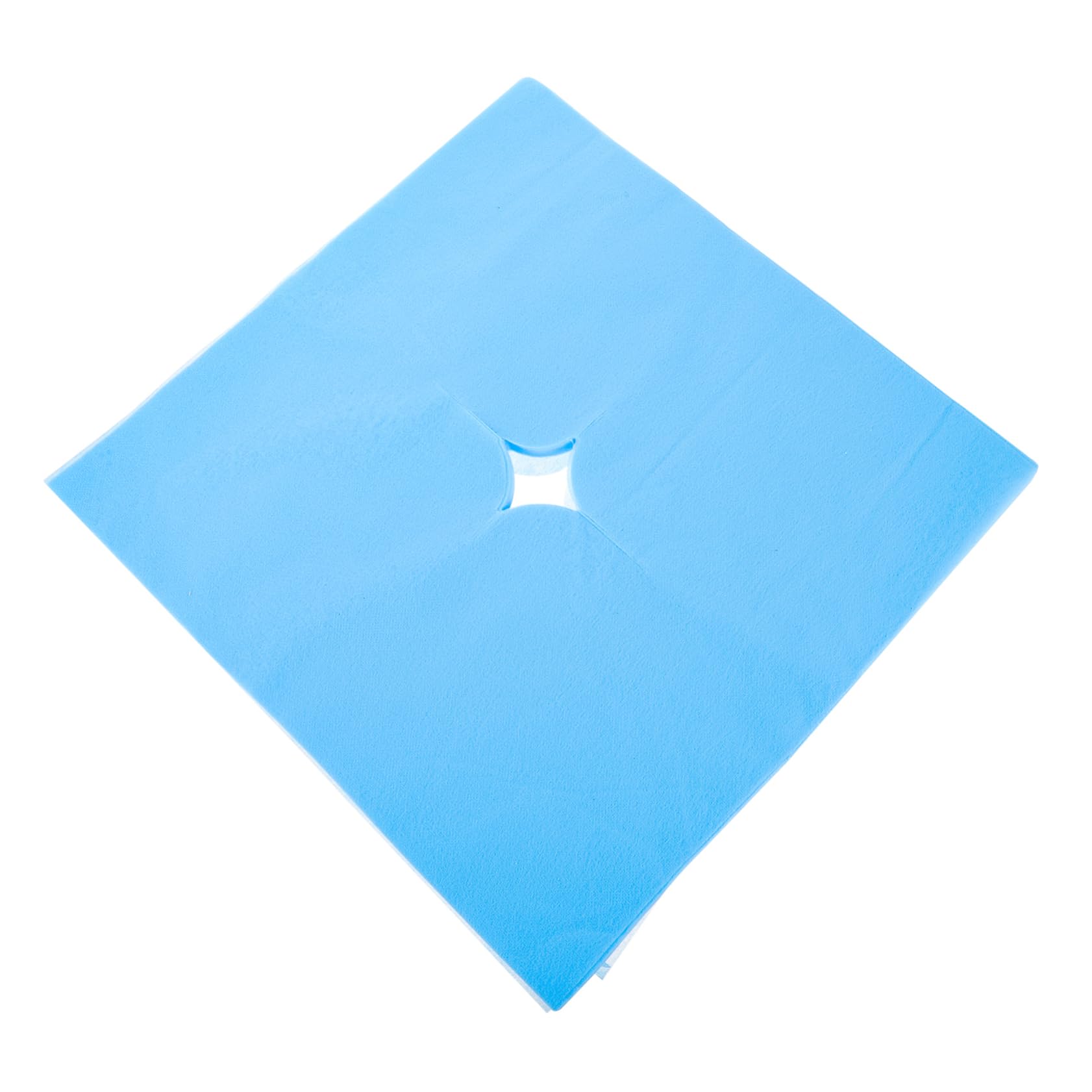 Healeved Soft Disposable Face Pillow Covers Hole 100pcs Set for Massage Bed Spa Salon Breathable Comfortable Easy to Clean