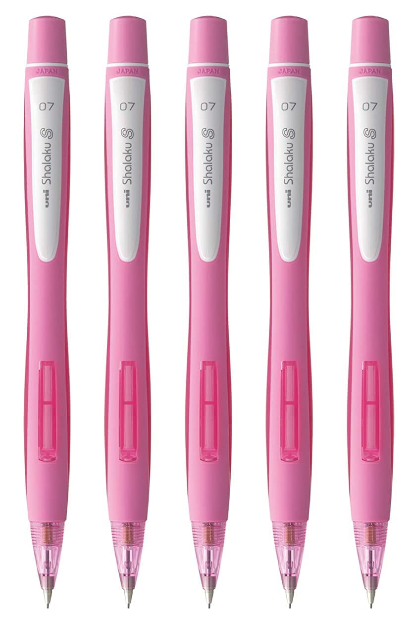 Uni-ball Shalaku M7-228 0.7 mm Mechanical Pencil PACK OF 5 (PINK)