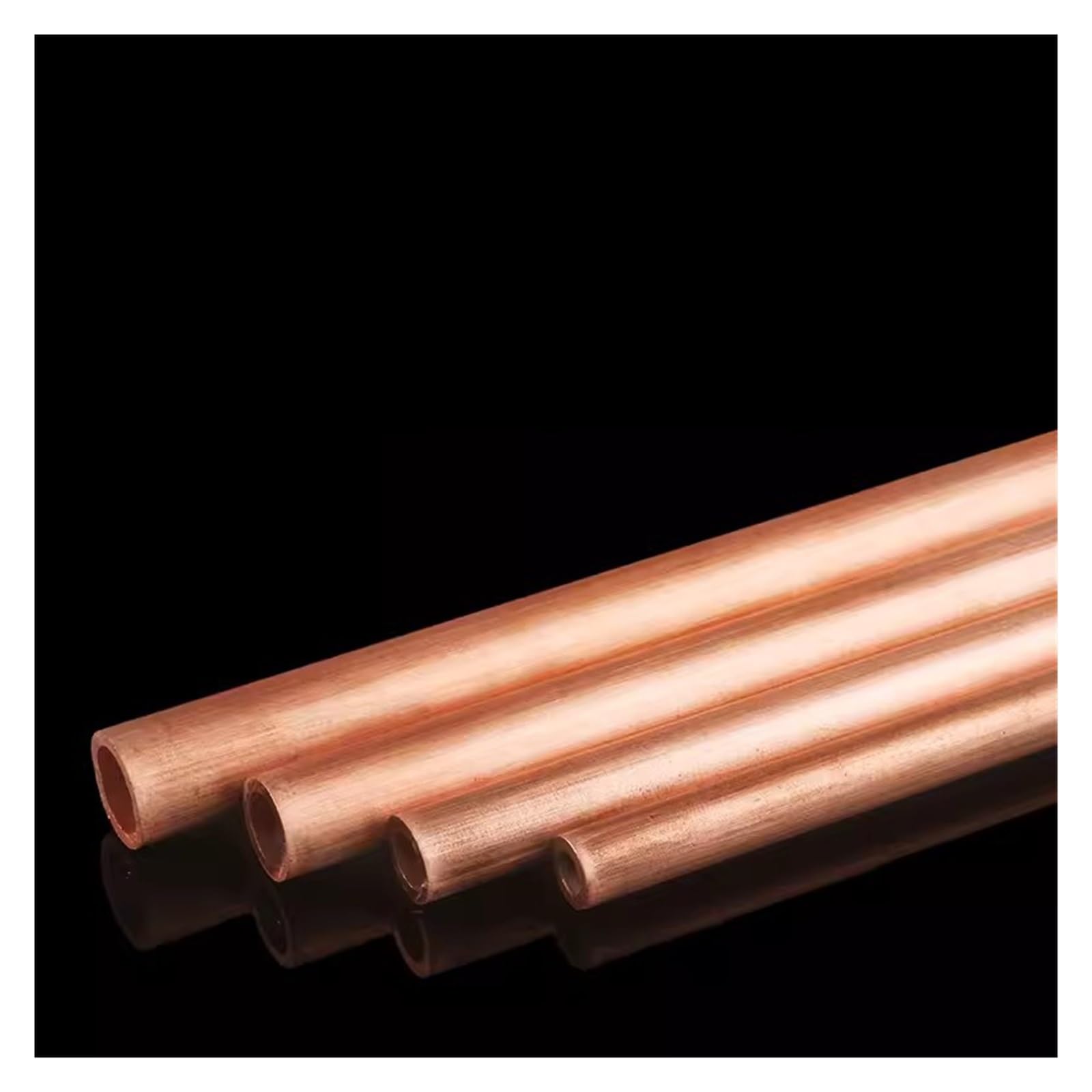 1 tubo di rame OD 2~20mm ID 1~18mm Lunghezza 100mm~500mm Tubo dritto Tubo metallico(500mm,OD 16 x ID 14mm)