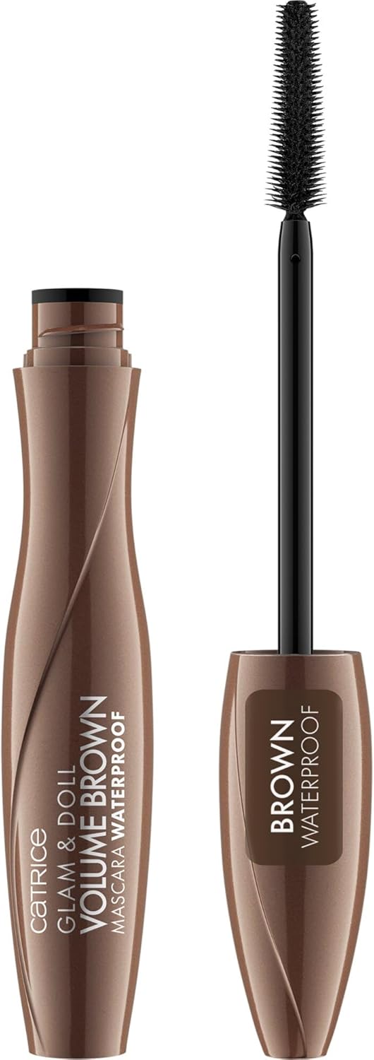 Catrice Glam & Doll Volume Mini Mascara Waterproof, geeft meer volume, definiërend, lengtebevorderend, mat (10ml)