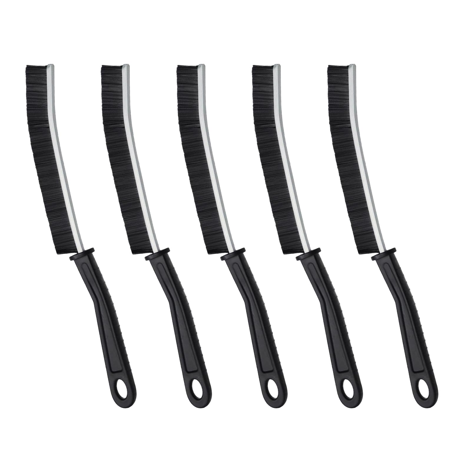 YAGE Cepillo de limpieza de grietas, cepillo de limpieza de ranuras para azulejos de baño, herramienta de limpieza de mano con mango largo, ranura para cocina en el hogar, ventana, puerta,pista,cerdas