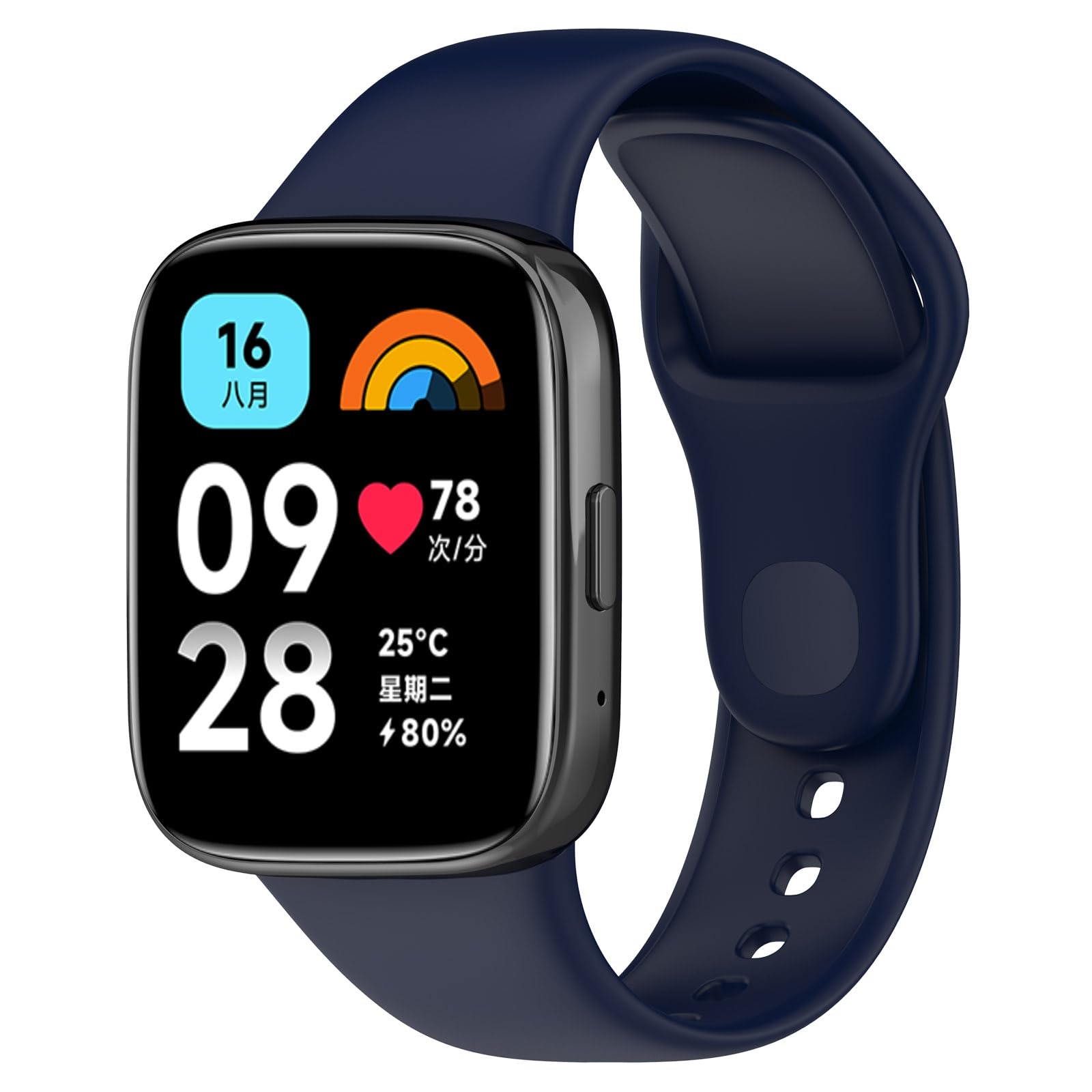Cinturino Compatibile per Xiaomi Redmi Watch 3 Active Cinturini Regolabile Sportivo Braccialetto Compatibile per Xiaomi Redmi Watch 3 Lite (nessun Tracker)
