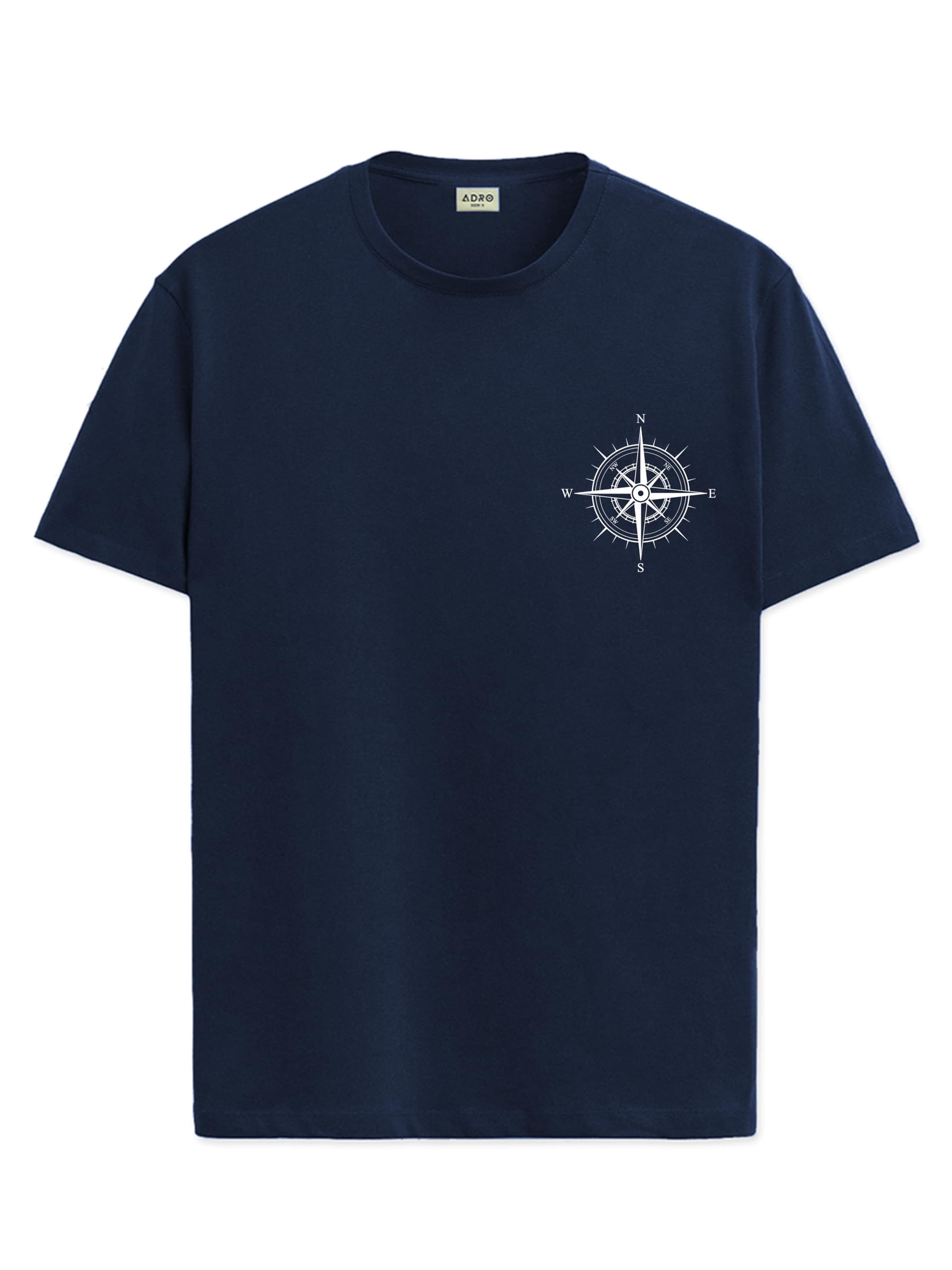 adro Unisex 100% Cotton Regular Tshirt | Printed | Graphic Printed | Chest Printed-picture-32
