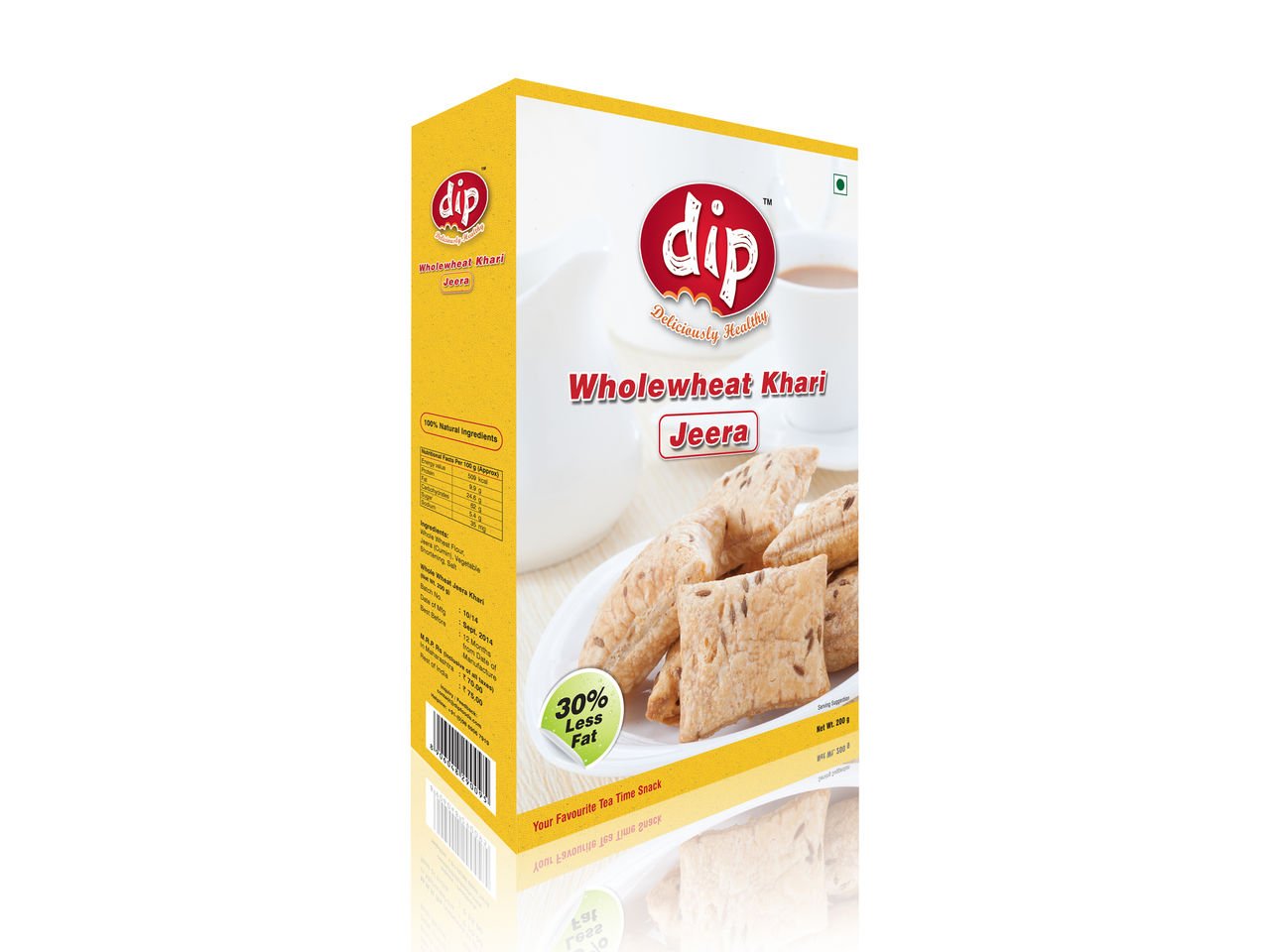 DIP Wholewheat Khari Jeera - Twin Pack (200g x 2) (B019XVCHKW) Amazon Price History, Amazon Price Tracker