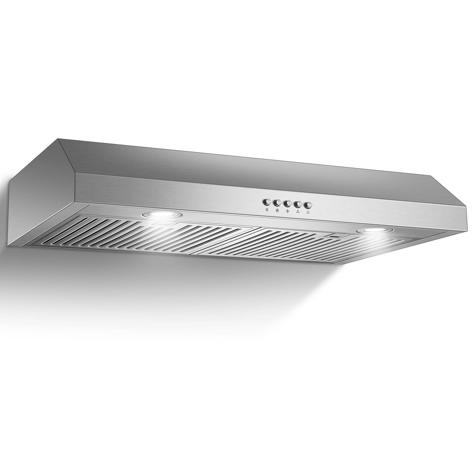 Under Cabinet Range Hood 30 inch, Stainless Steel Stove Hood 800CFM