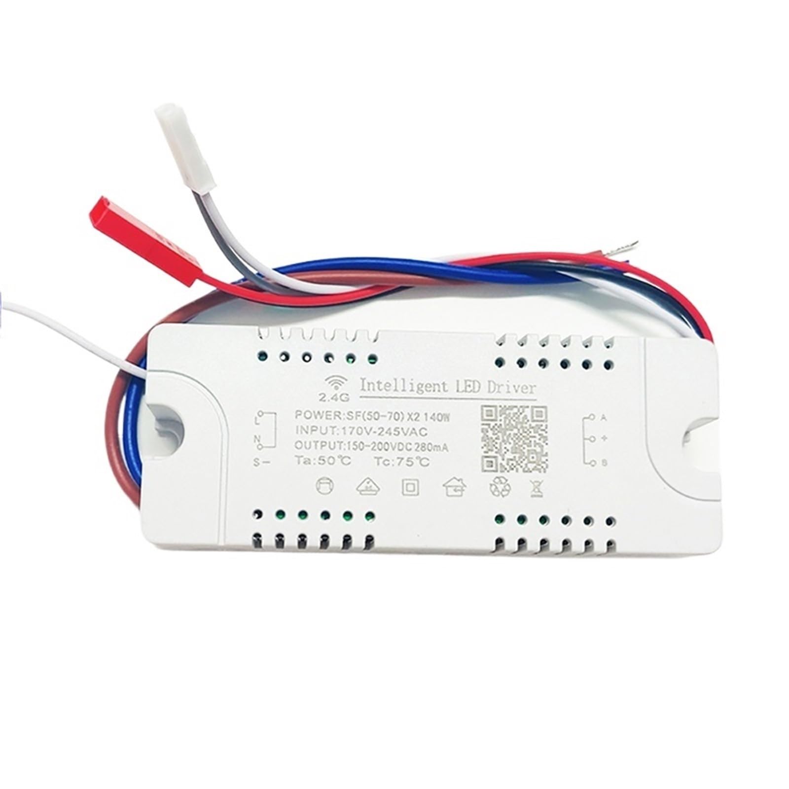 Transformador LED, Controlador LED de corriente constante 50-70 W con aplicación y control remoto 2,4 G for tira 3 m