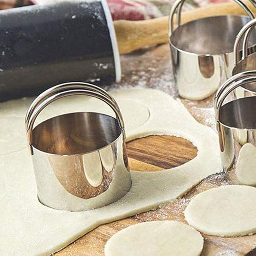 Miniatura 5 de Hcirjhie Cortador de pastelería, licuadora de masa, máquina de corte de galletas, cortador de masa de acero inoxidable, herramientas profesionales