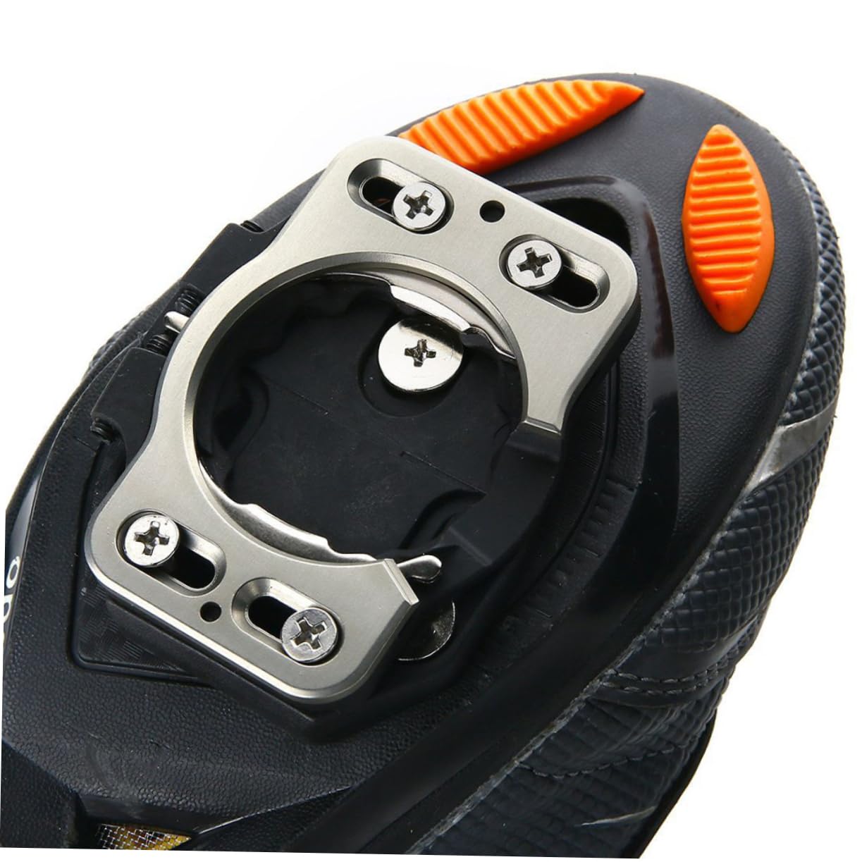 Tacchette per Bici da Corsa 2 Pezzi in Acciaio Inox e Plastico | Pedale e Scarpe da Ciclismo, per Strada e Mountain Biking, Sostituzione Dedicata