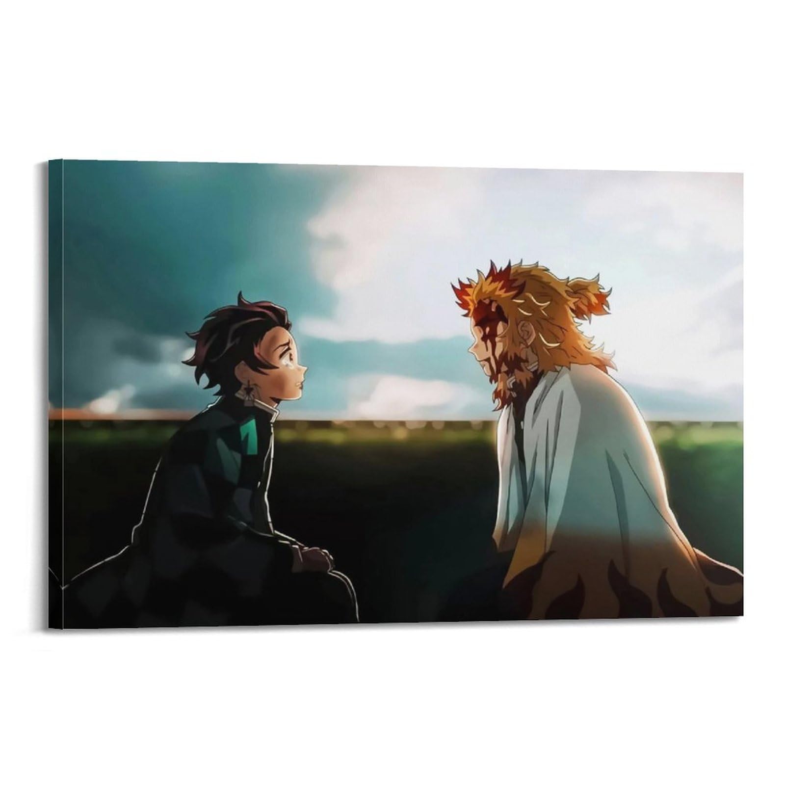 VZRSQZK Poster d'anime Demon Slayer - Peinture décorative sur toile - Décoration moderne pour chambre à coucher - 30 x 45 cm VZRSQZK Poster d'anime Demon Slayer - Peinture décorative sur toile - Décoration moderne pour chambre à coucher - 30 x 45 cm