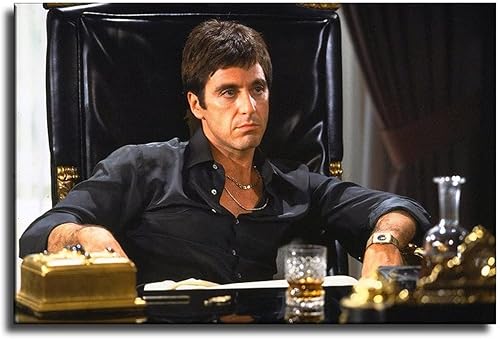 Scarface Movie Classic Vintage Stills Tony Montana by Al Pacino Poster Decorativ