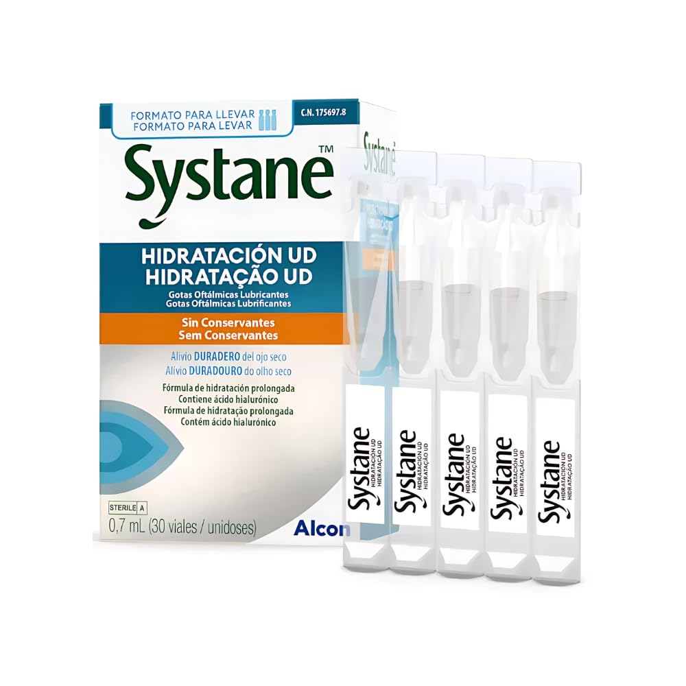 Systane Hidratación UD Monodosis 30x0.7ml Gotas Oculares - Alivio Ocular Alergia - Alcon