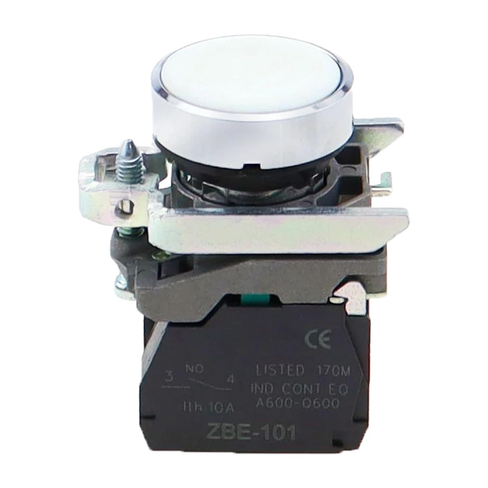 Bouton XB4-BA11 pour réparer un pupitre de commande électrique