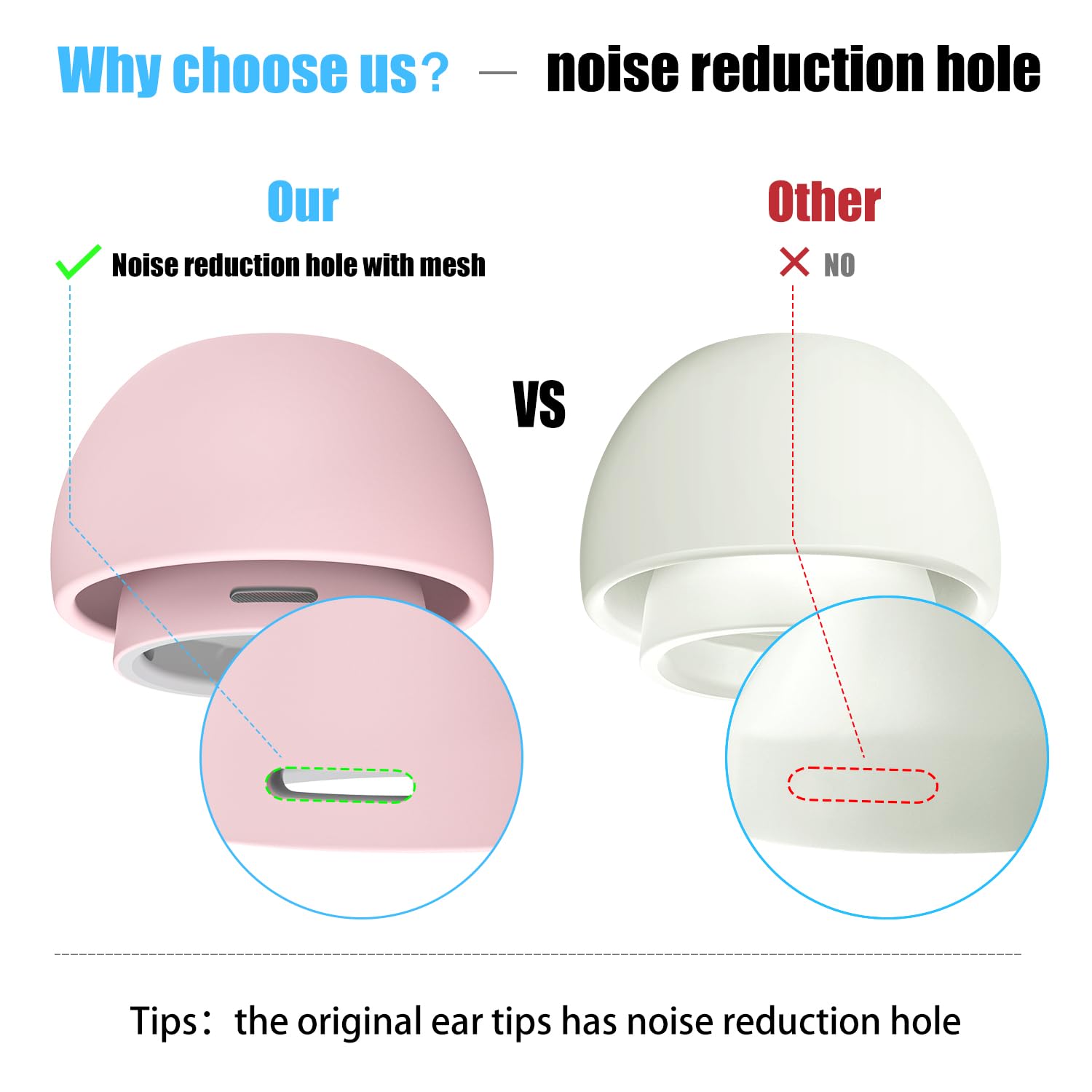 Amazon.co.jp: AirPods Pro 2nd & 1st用交換用イヤーチップ3組(S/M/L