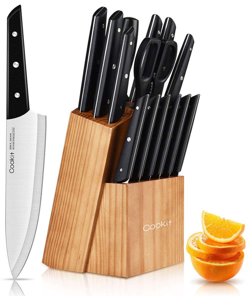 Buy Sets with Block, 15Piece Kitchen Set with Sharpener, Germany