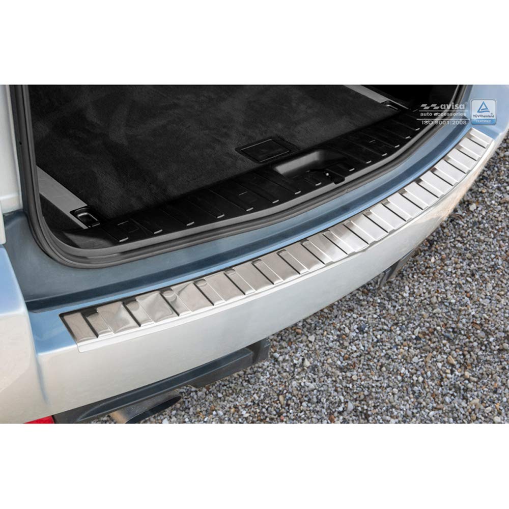Protezione Paraurti In Acciaio Inox Per BMW X3 E83 (2006-2010) - Argento Spazzolato - Teileplus24 - 2