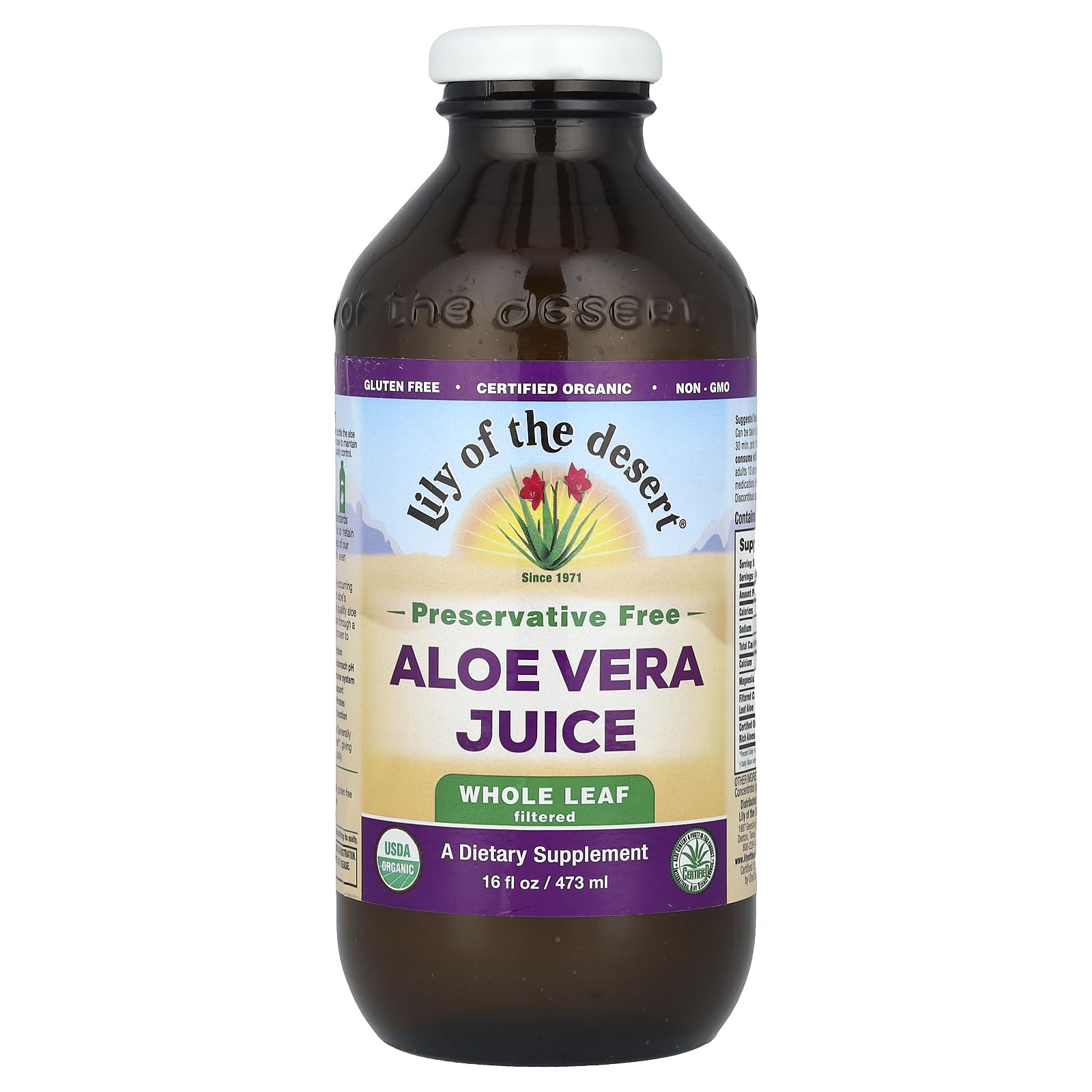 Juice Aloe Vera Whole Lea