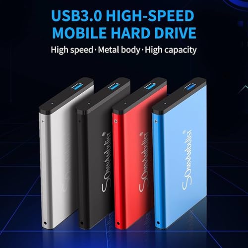 Miniatura 2 de Somnambulist Portátil 3.0 60gb 120gb disco duro externo 1tb disco duro móvil externo adecuado para computadoras portátiles de escritorio (rojo-60GB)