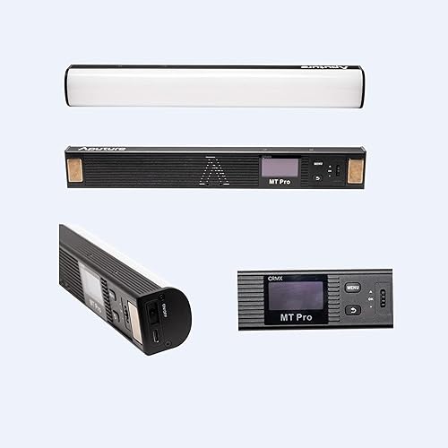 Miniatura 9 de US Stock Aputure MT Pro-1 Mini kit de luz LED de tubo incluye mini trípode con cabeza de bola de 14-20 pulgadas, rejilla de control de luz de tela