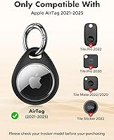 Vista 2 de UNBREAKcable Soporte para Apple AirTag [Diseño de Ajuste Perfecto] [Fácil de Instalar] [Sujeta el Air Tag de Forma Segura] Funda Impermeable de TPU