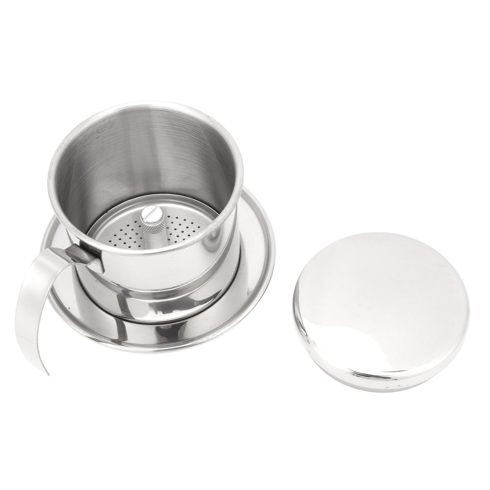 Double Layer Stainless Steel Drip Coffee Maker for Rich Flavorful Coffee Brewing Daily Essentials Kitchen