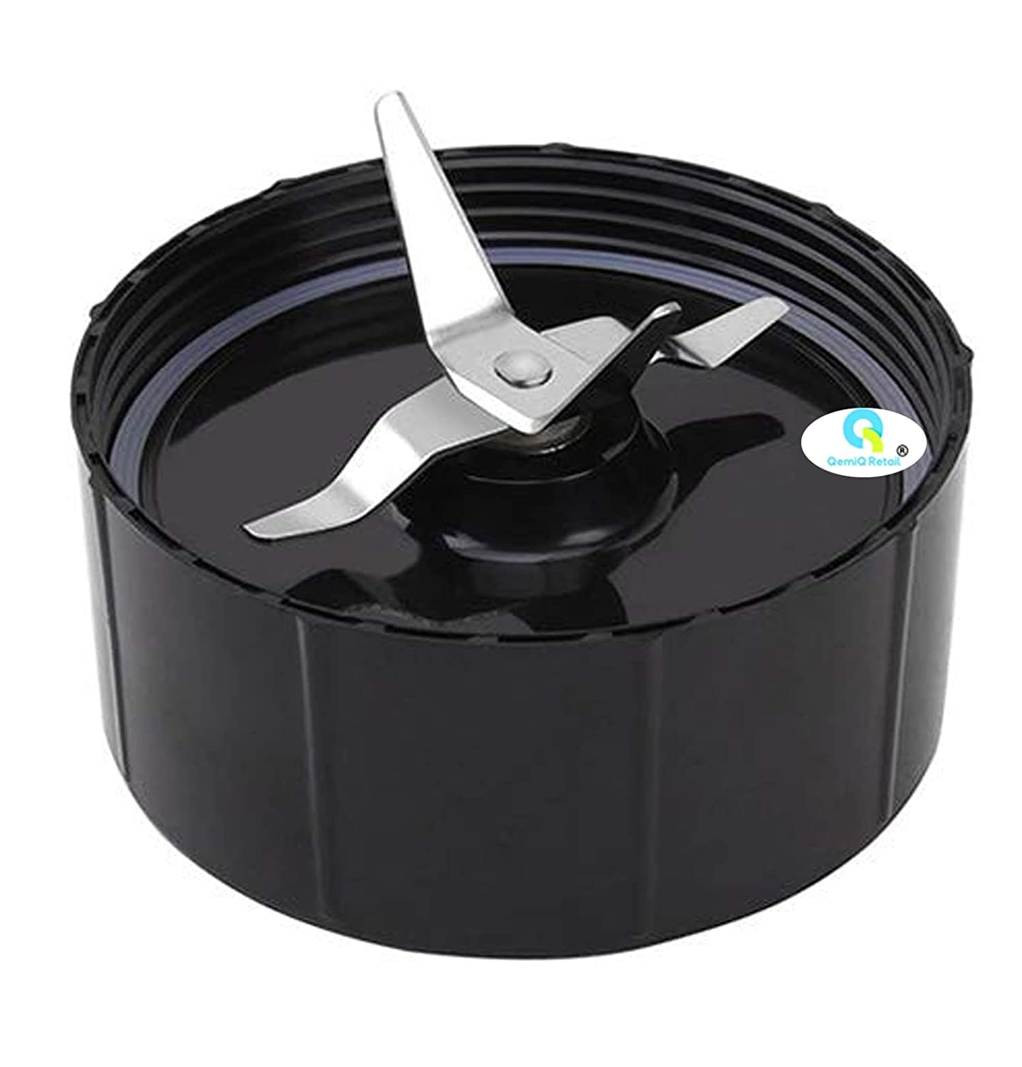 QemiQ Retail®-"Nutri Blender" Jars Base Attachment for WONDERCHEF (1 Unit, White) Plastic