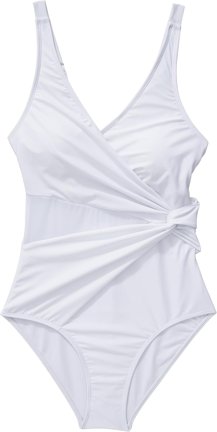 SUUKSESS Women Sexy Mesh Tummy Control One Piece Swimsuit Push Up Bathing Suit - Image 5