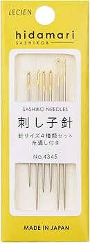 Amazon.com: Sashiko Needles - by Lecien Japan : Arts, Crafts & Sewing