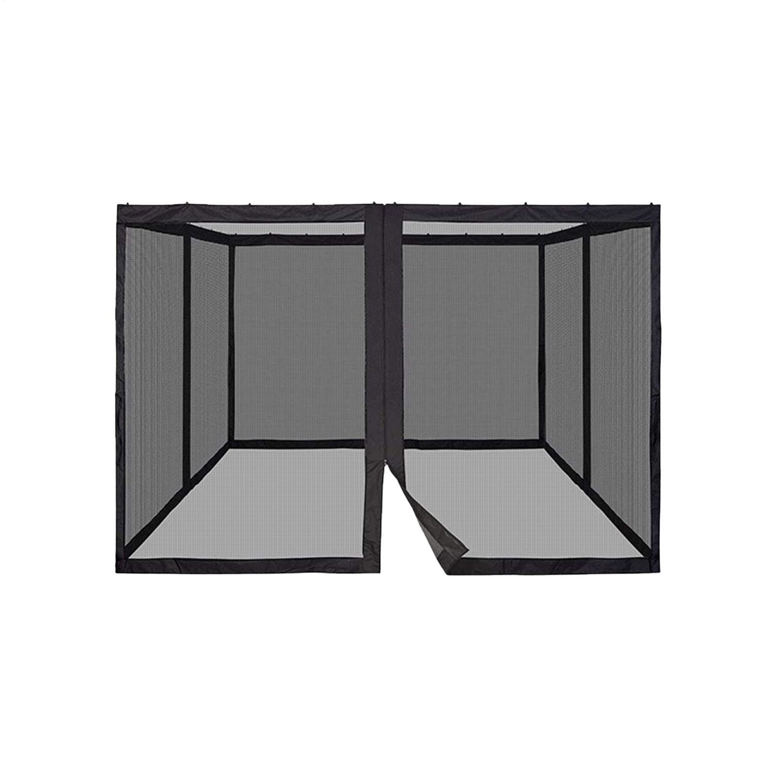 Zanzariera Patio Copertura 3,66 x 3,66 m Grande Pieghevole e Portatile | Zanzariera Da Esterno per Casa Camera da Interno Quotidiano Viaggio Esterno Giardino all'Aperto