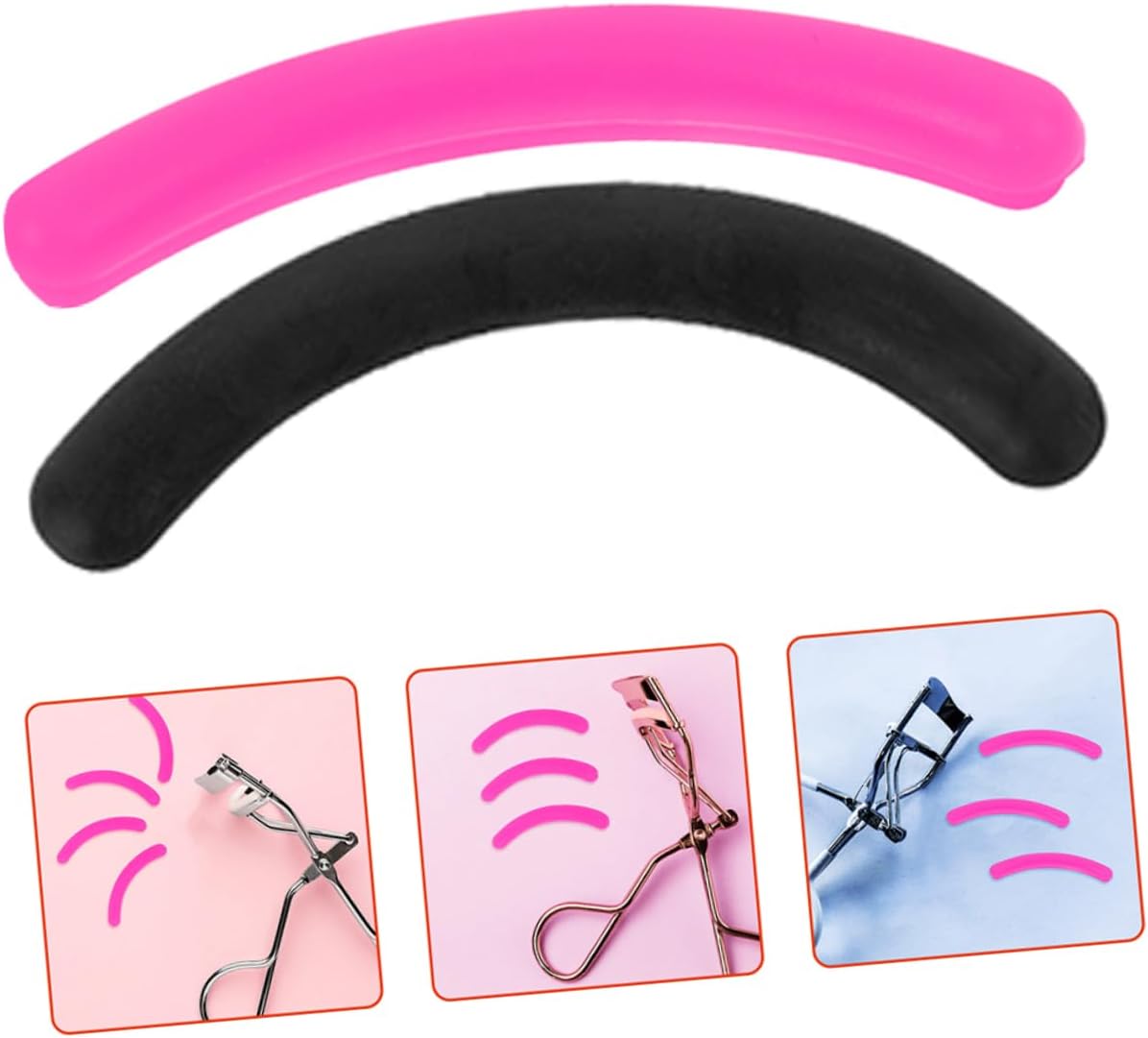 Suratte Eyelash Curler Refill Pads of Pads Silicone Lash Curler Replacement