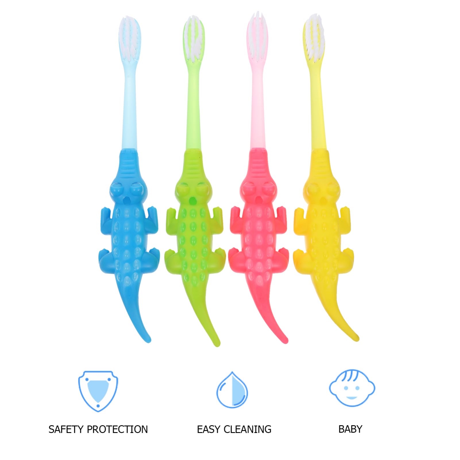 Healeved 3 Set Adorabili Spazzolini Da Denti Per Ragazzi E Ragazze Setole Morbide 3-12 Anni Igiene Orale Per Bambini Set Di Denti Da Cartone Animato 8 Pezzi * 3