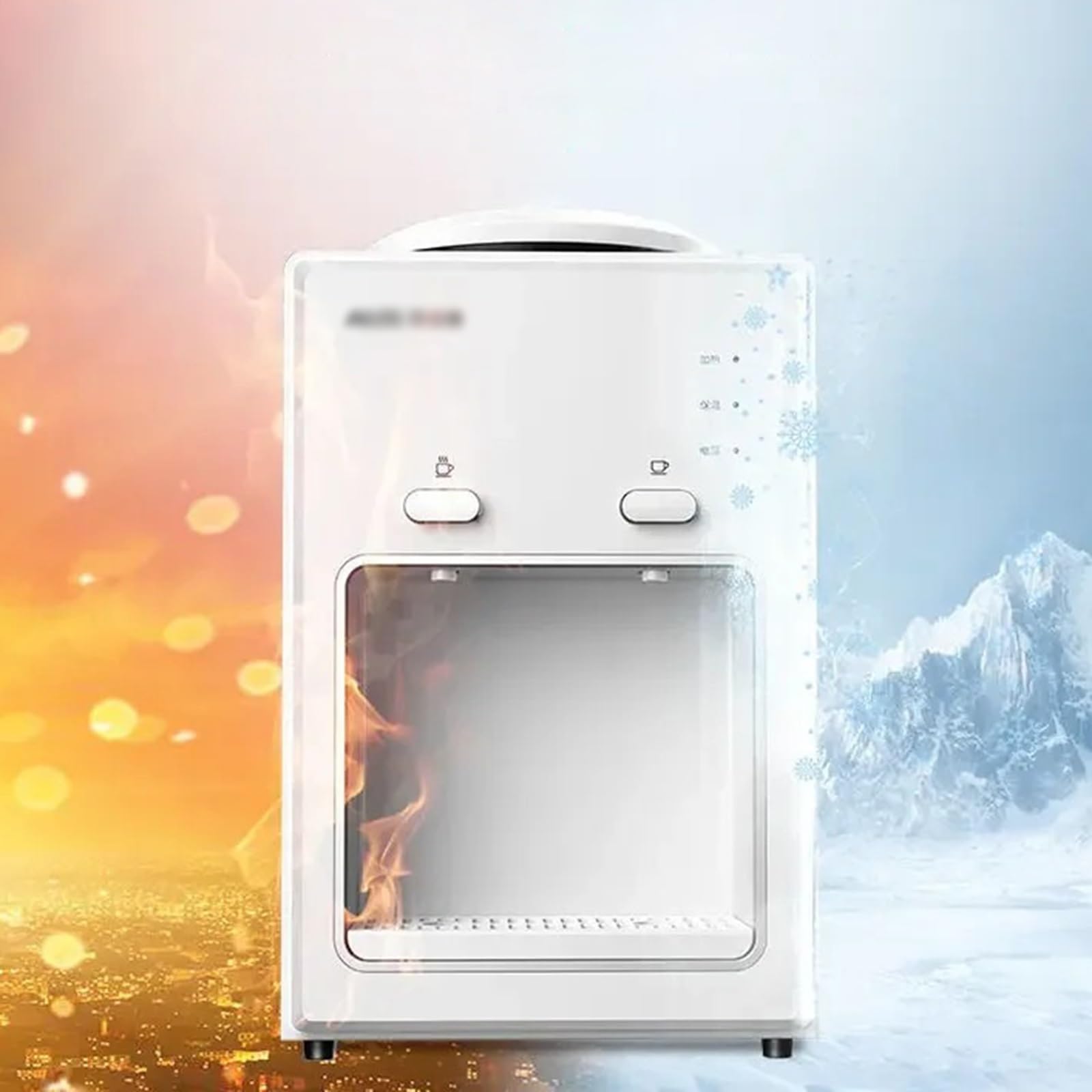 Distributore di Acqua Distributore di acqua for macchina bollente for acqua calda e fredda da tavolo, mini dormitorio caldo e freddo, ghiaccio caldo Dispenser Acqua(A Warm-Hot)