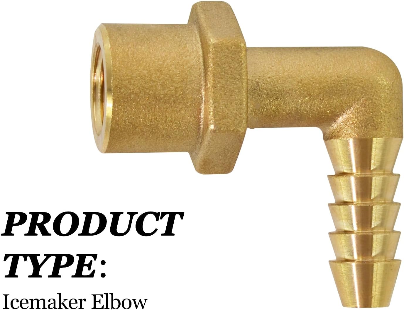 02-3522-01 Discharge Elbow Compatible with Scotsman Ice Machine Parts Durable Brass Material Icemaker Accessories