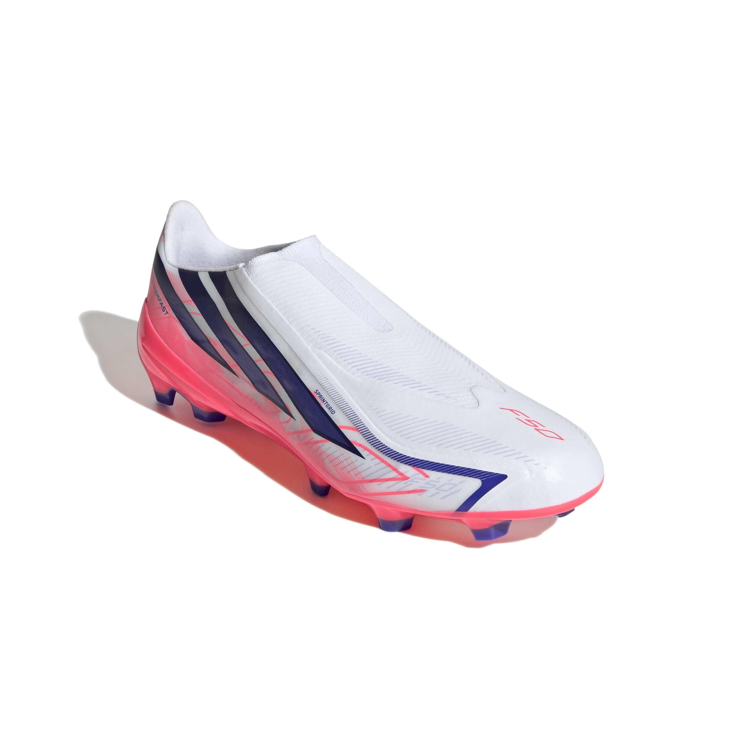adidas Unisex F50 Hyperfast League Fußballschuh, schnürlos, Feste Böden