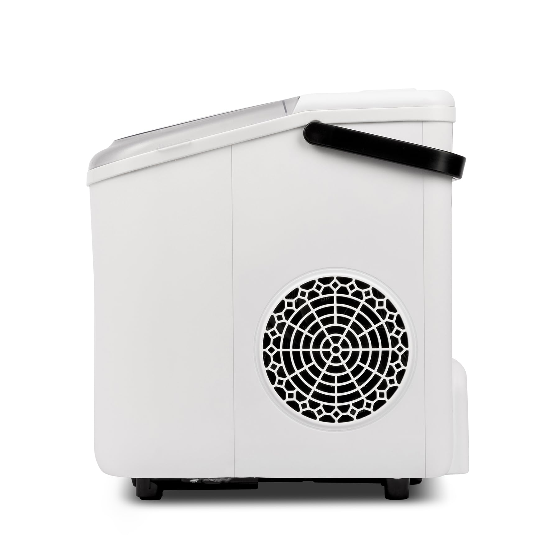 Girmi GH74 Fabbricatore di Ghiaccio,1100 cubetti x 24h, Spegnimento automatico, Accessori inclusi, Bianco