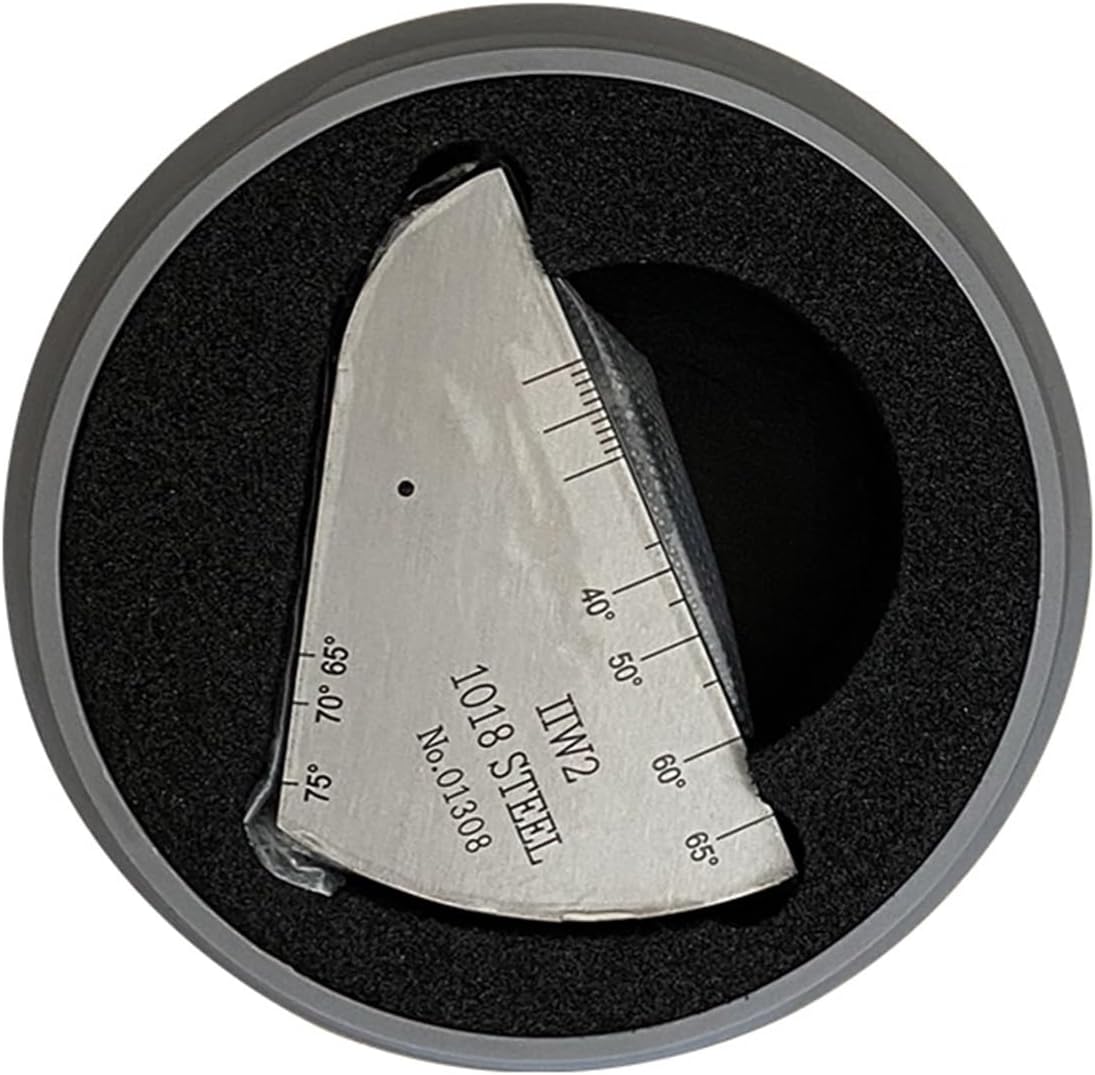 Standard Ultrasonic Test Block Carbon Steel Calibration Block V2 Block Precise Measurements(12.5-1.5mm)