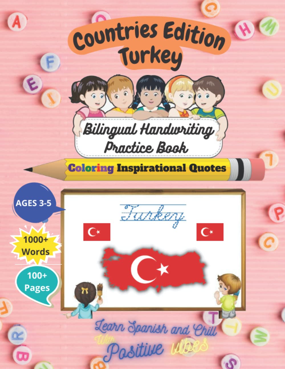 Buy Turkey Bilingual Handwriting Practice Book Trace & Practice (Aprender a trazar & escribir