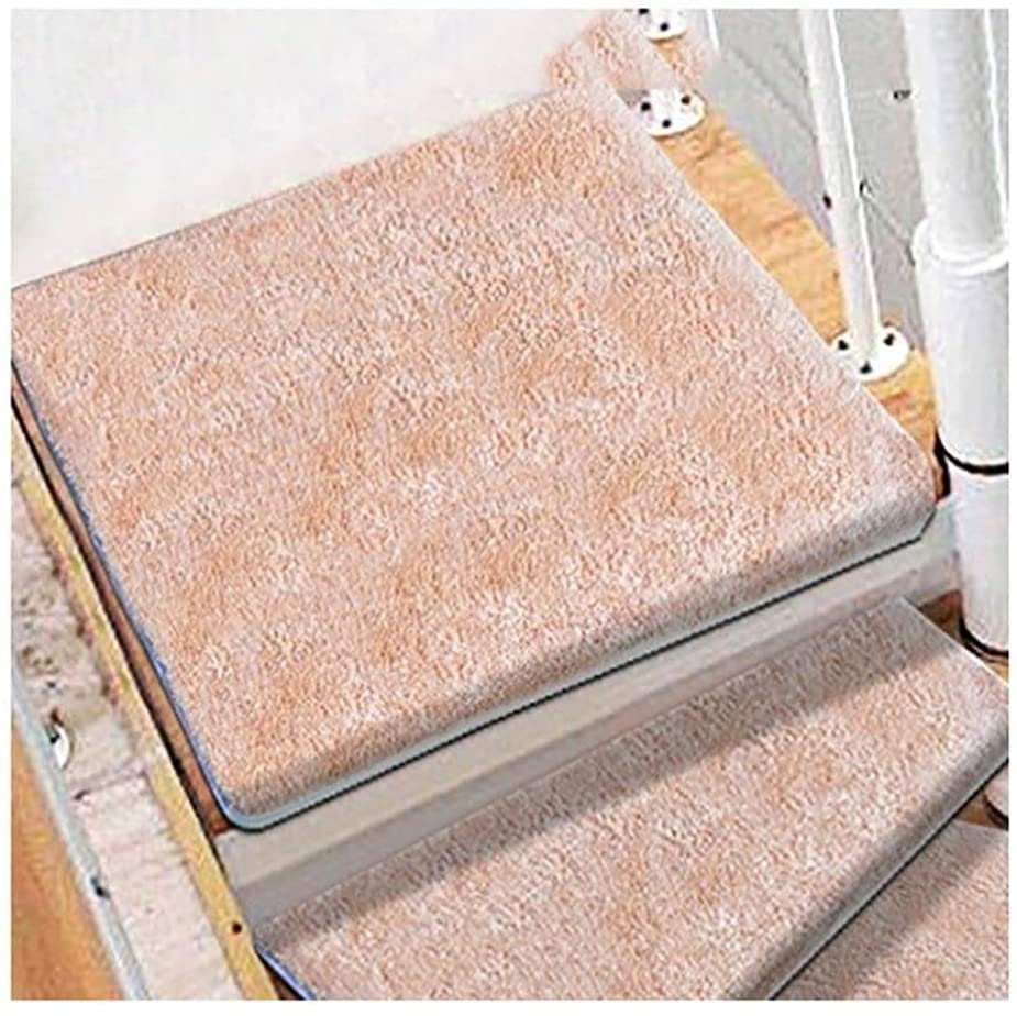 Selbstklebende Unterlage, rutschfeste Trittschutz-Teppichabdeckung, Treppenteppich, Teppichmatte for Treppen(60 * 60cm)