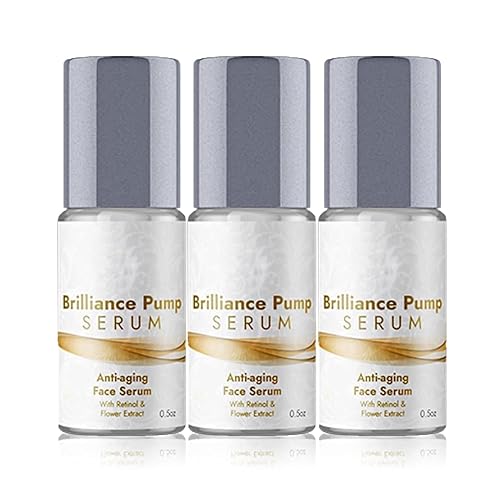 Suero de bomba brillante de 3 piezas,Suero de bomba brillante para la cara,Brilliance Pump Serum Anti Aging,Brilliance Pump Eye Serum,Brilliance