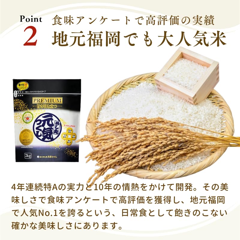 Amazon.co.jp: 令和7年産 福岡県産 金のめし丸 プレミアム 元気つくし
